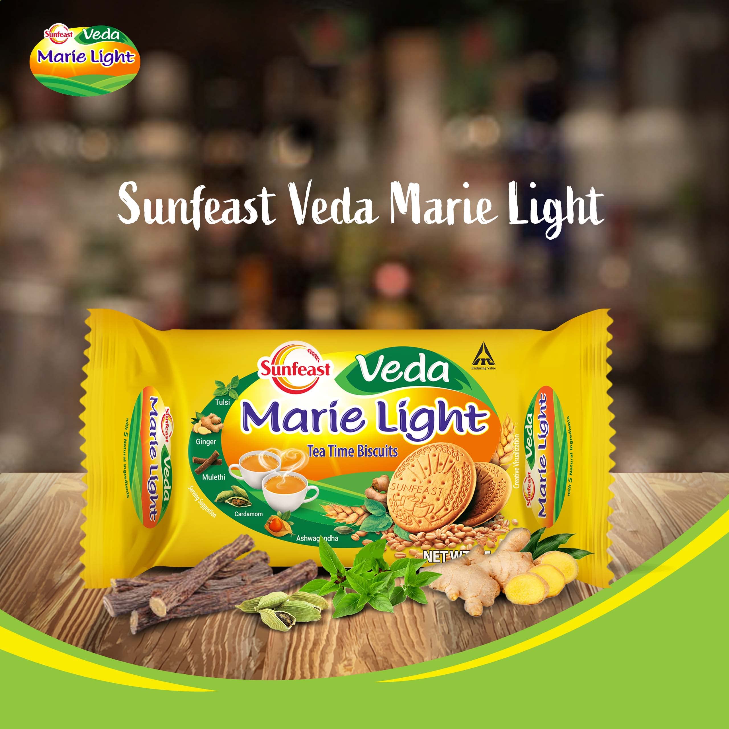 Sunfeast Veda Marie Light, 67g [Pack of 8]- – view 3