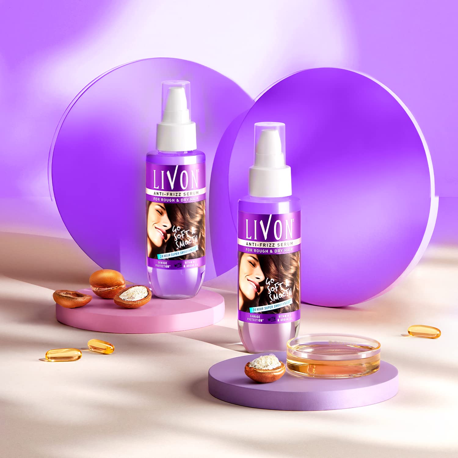 Livon Shake and Spray Hair Serum, 100ml And Livon Serum for Rough & Dry Hair, 100 ml – view 4