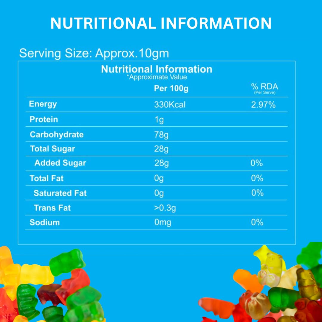 Winola Gummy Bears - Chewy Candies – view 3
