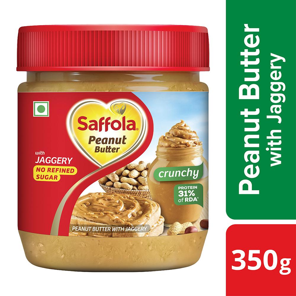 Saffola Crunchy Peanut Butter With Jaggery 350 G – view 1