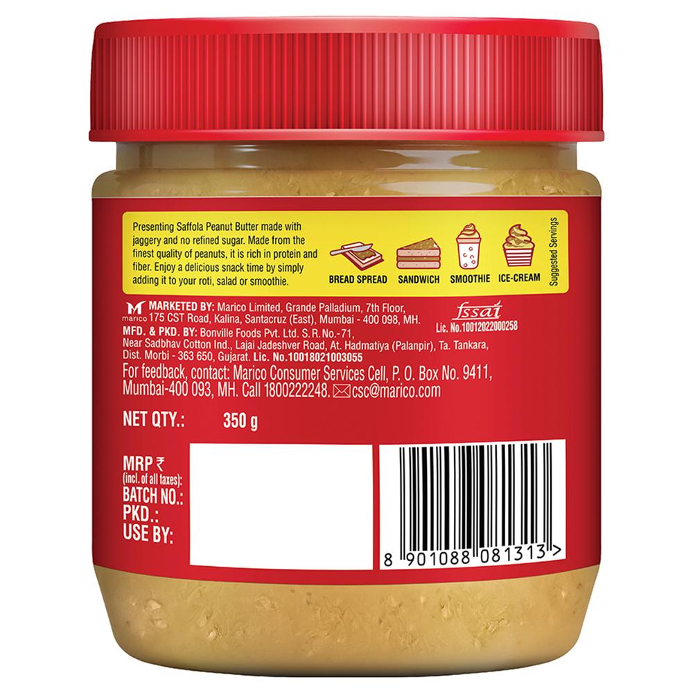 Saffola Crunchy Peanut Butter With Jaggery 350 G – view 3
