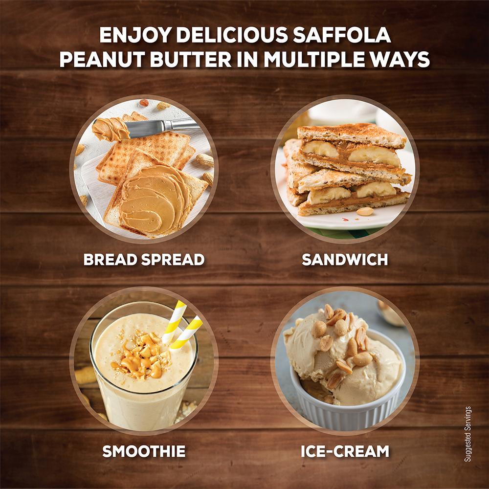 Saffola Crunchy Peanut Butter With Jaggery 350 G – view 5