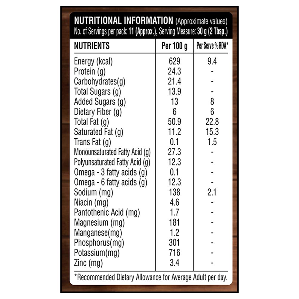 Saffola Crunchy Peanut Butter With Jaggery 350 G – view 7