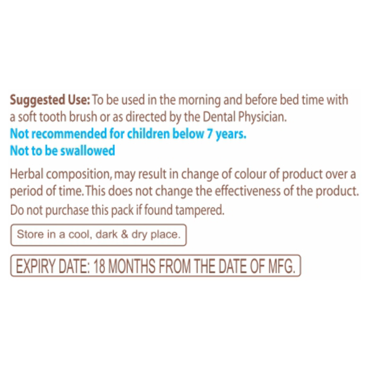 Patanjali Dant Kanti Medicated Toothpaste 100 g – view 5