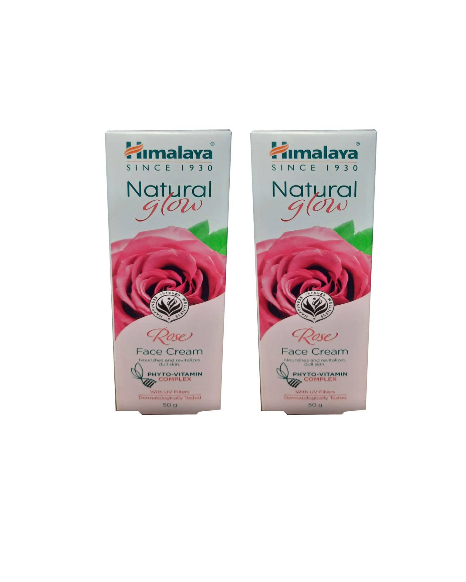 Two-pack of Himalaya Natural Glow Rose Face Cream