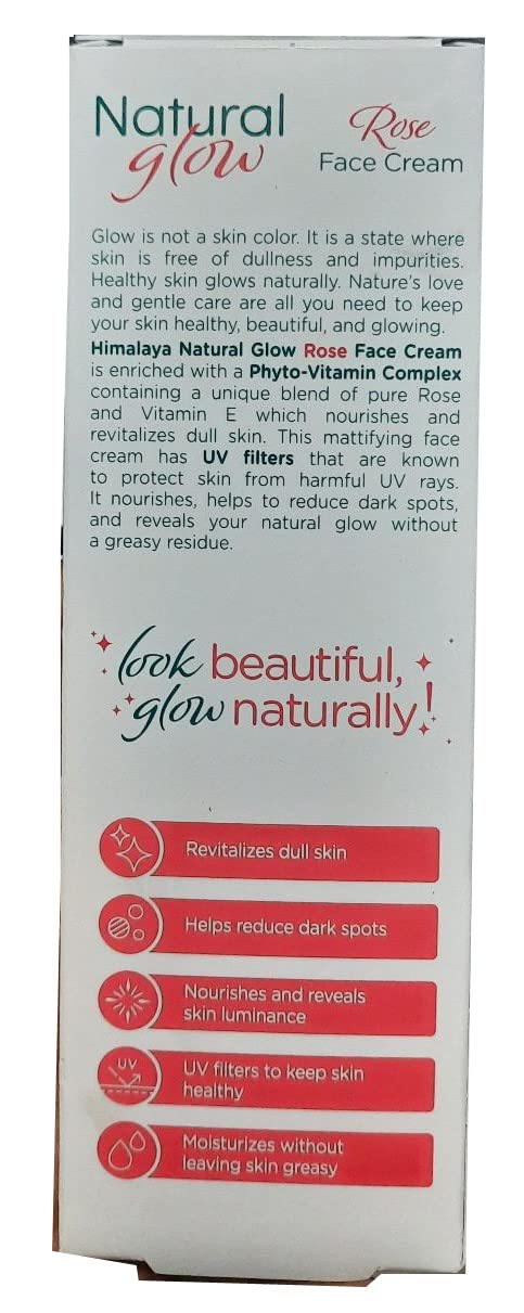 Himalaya Natural glow Rose Face cream 50gm, Pack of 2 – view 2