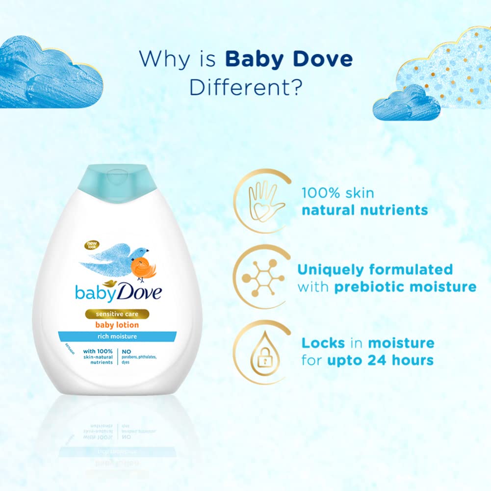 Baby Dove Rich Moisture Baby Lotion 400 ml – view 4