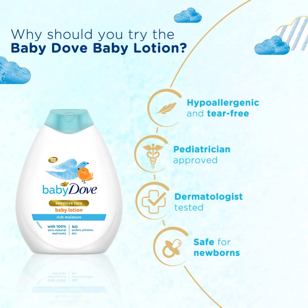 Baby Dove Rich Moisture Baby Lotion 400 ml – view 5