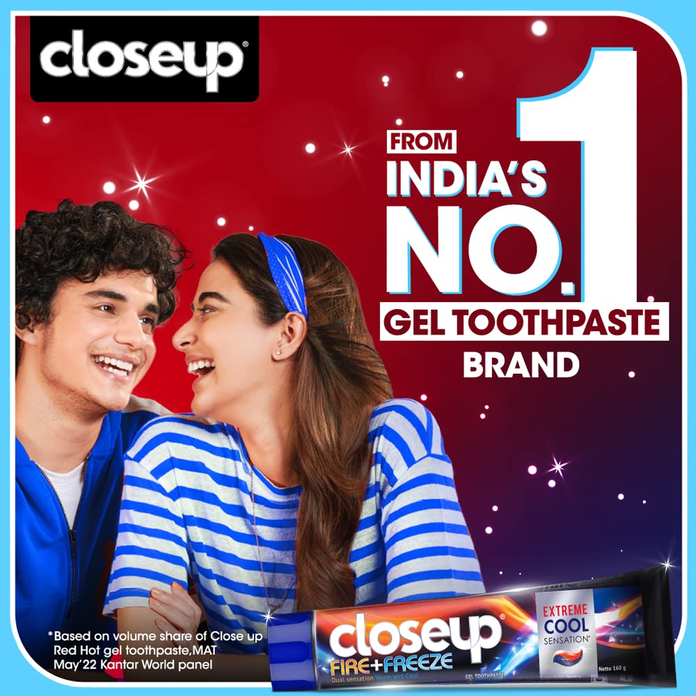 Closeup Fire + Freeze Toothpaste – view 3