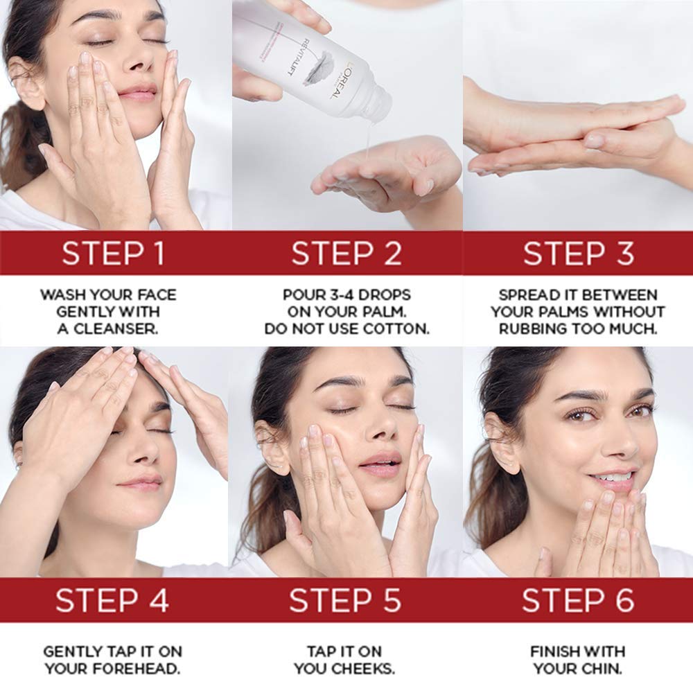 L'Oreal Paris Revitalift Crystal Micro-Essence, Ultra-lightweight facial essence, With Salicylic Acid, For Clear Skin, (pack of 2) 22ml+22ml – view 6