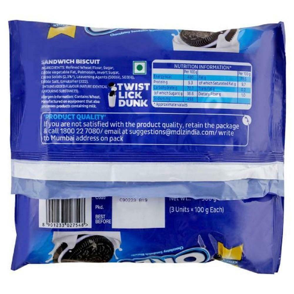 Cadbury Oreo Original Vanilla Creme Biscuits 300 G – view 3