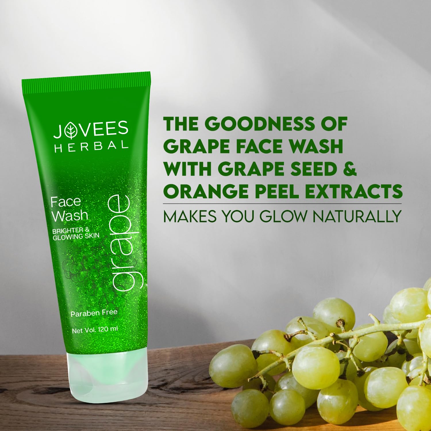 Jovees Herbal Grape Face Wash With Grape Seed & Orange Peel Extracts – view 3