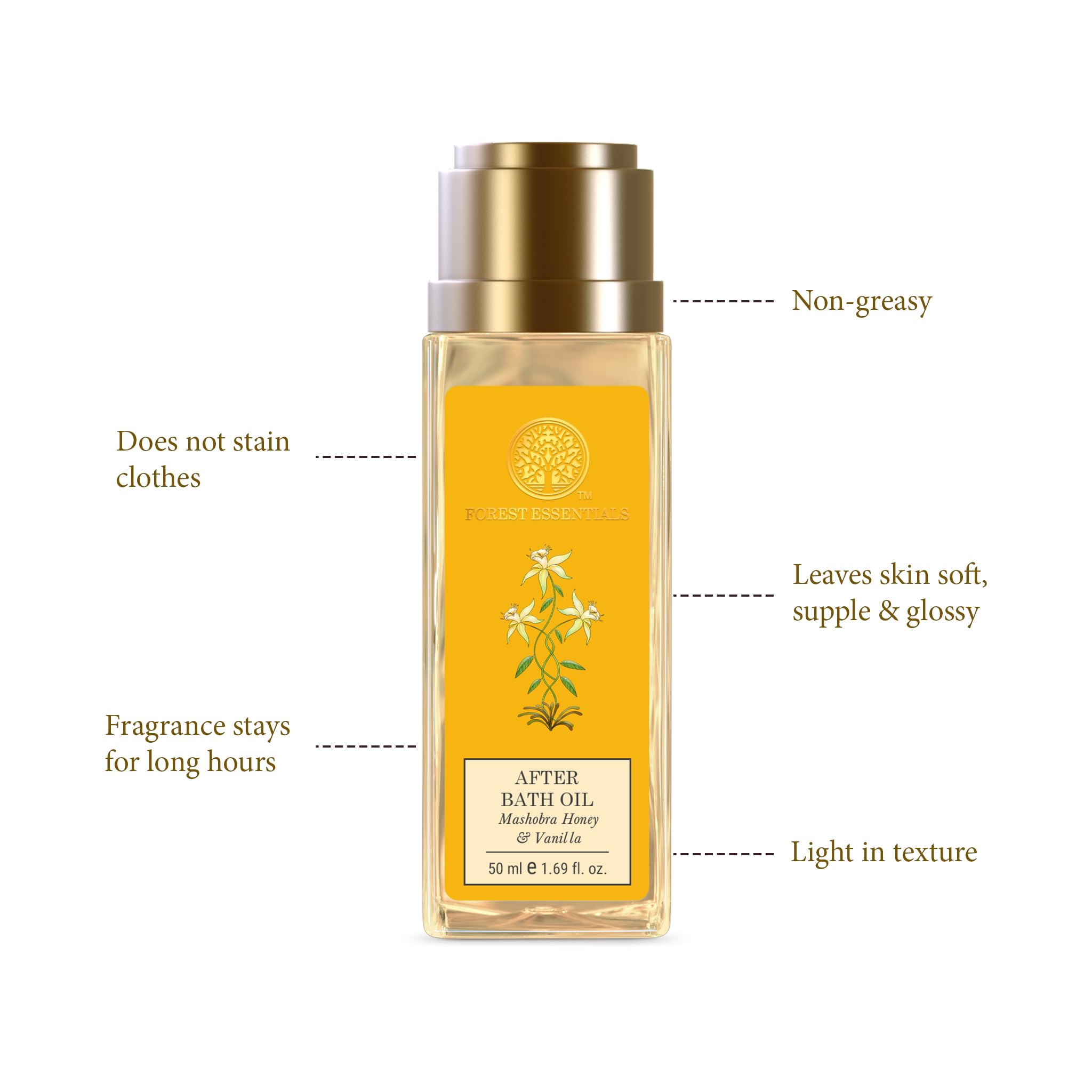 Forest Essentials After Bath Oil Mashobra Honey & Vanilla – view 3