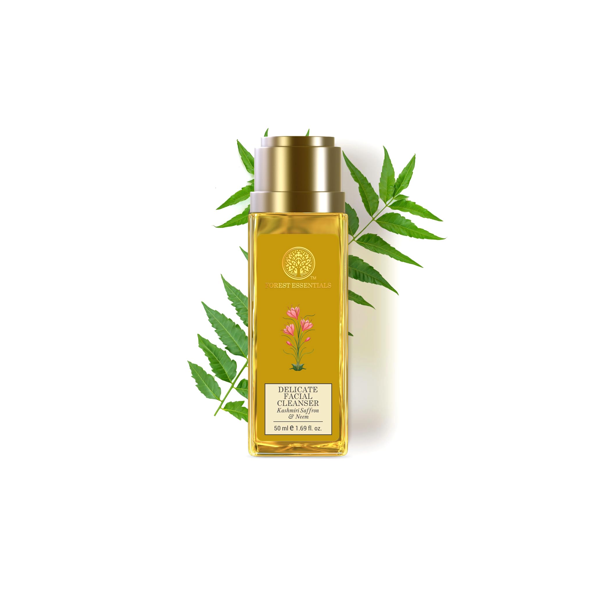 Forest Essentials Gentlemen's Gift Box & Forest Essentials Delicate Facial Cleanser Kashmiri Saffron & Neem Combo – view 3