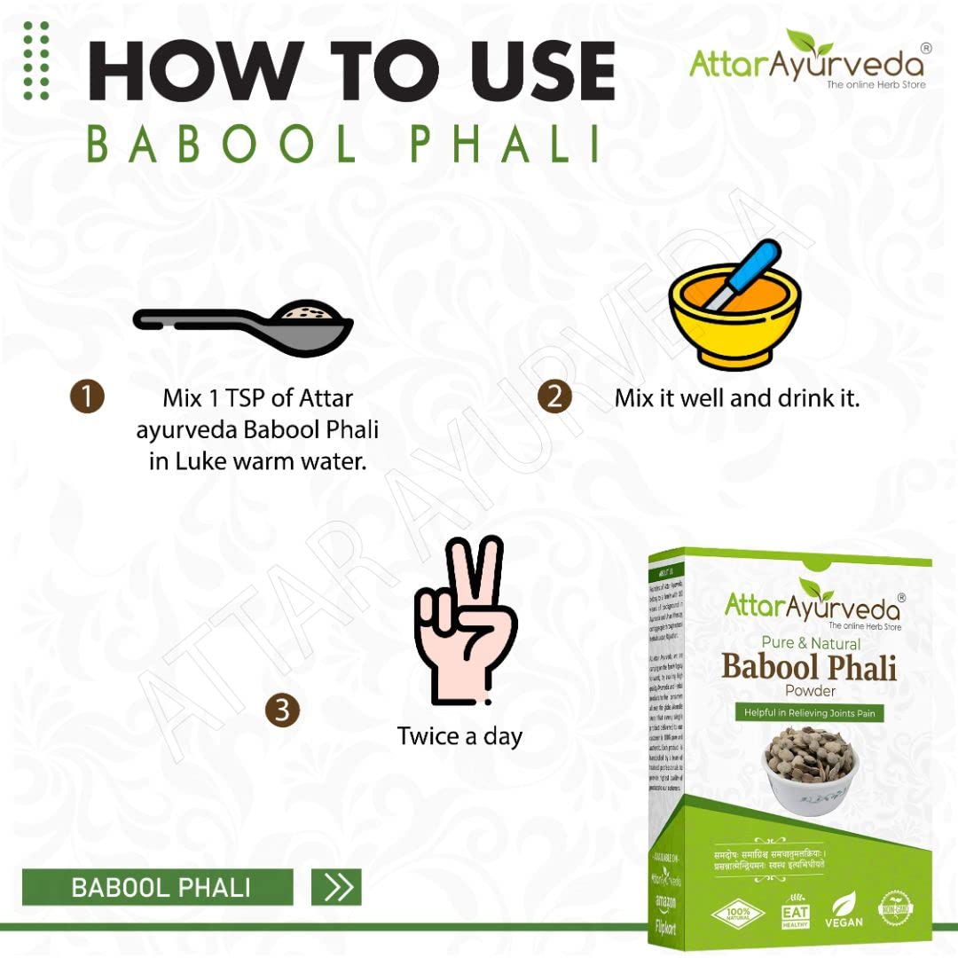 Attar Ayurveda Babool Phali Powder for joint pain - 250 g – view 6