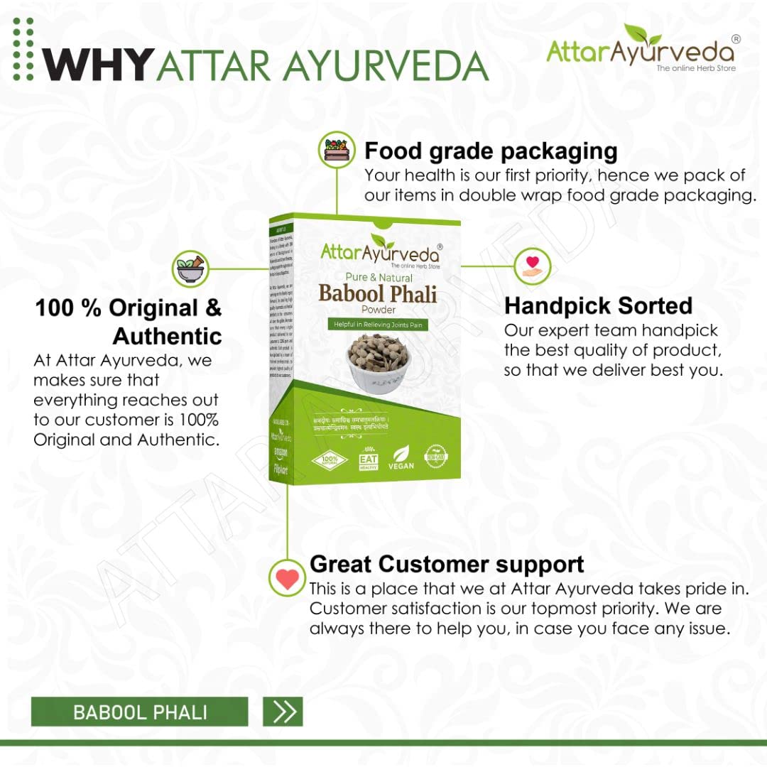 Attar Ayurveda Babool Phali Powder for joint pain - 250 g – view 7