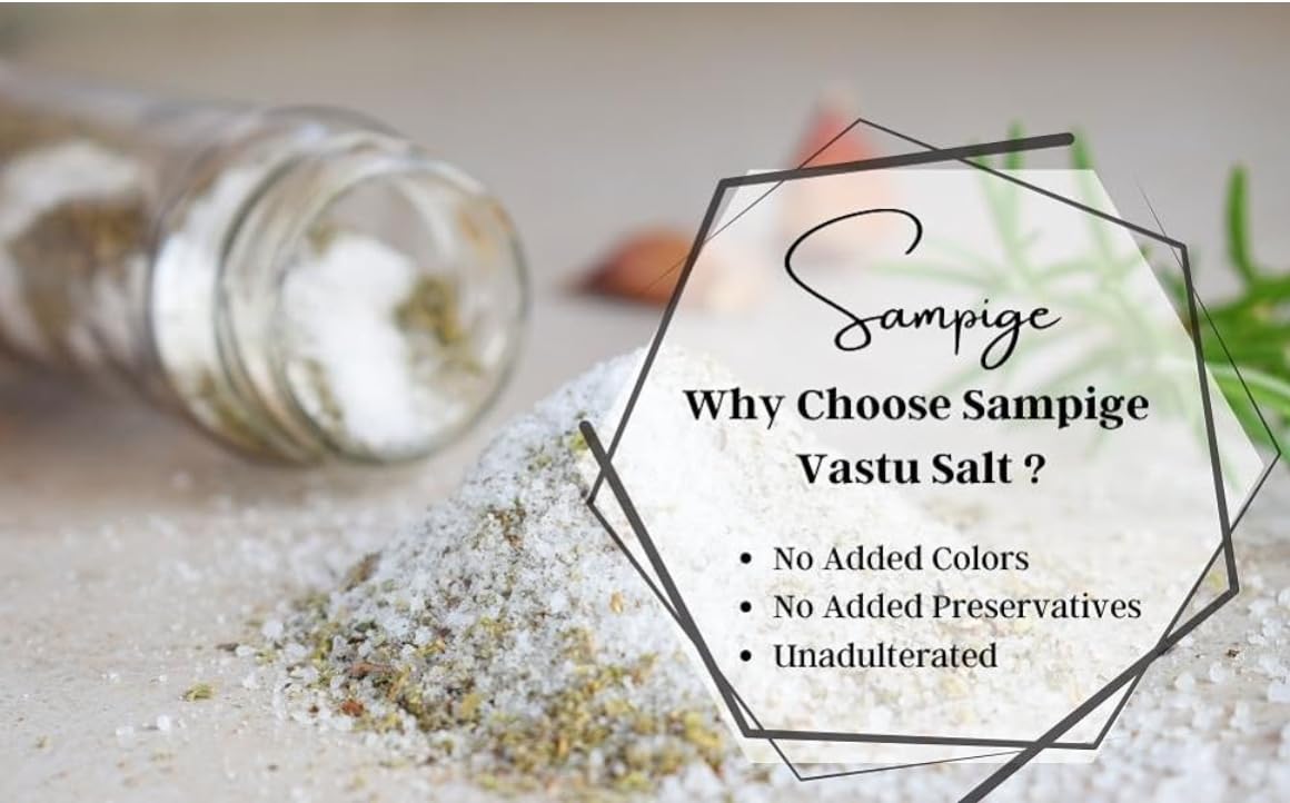 Sampige Vastu Salt (900G) Sea Salt Vastu sea salt and Removal of Negative Energy 900 gram – view 3