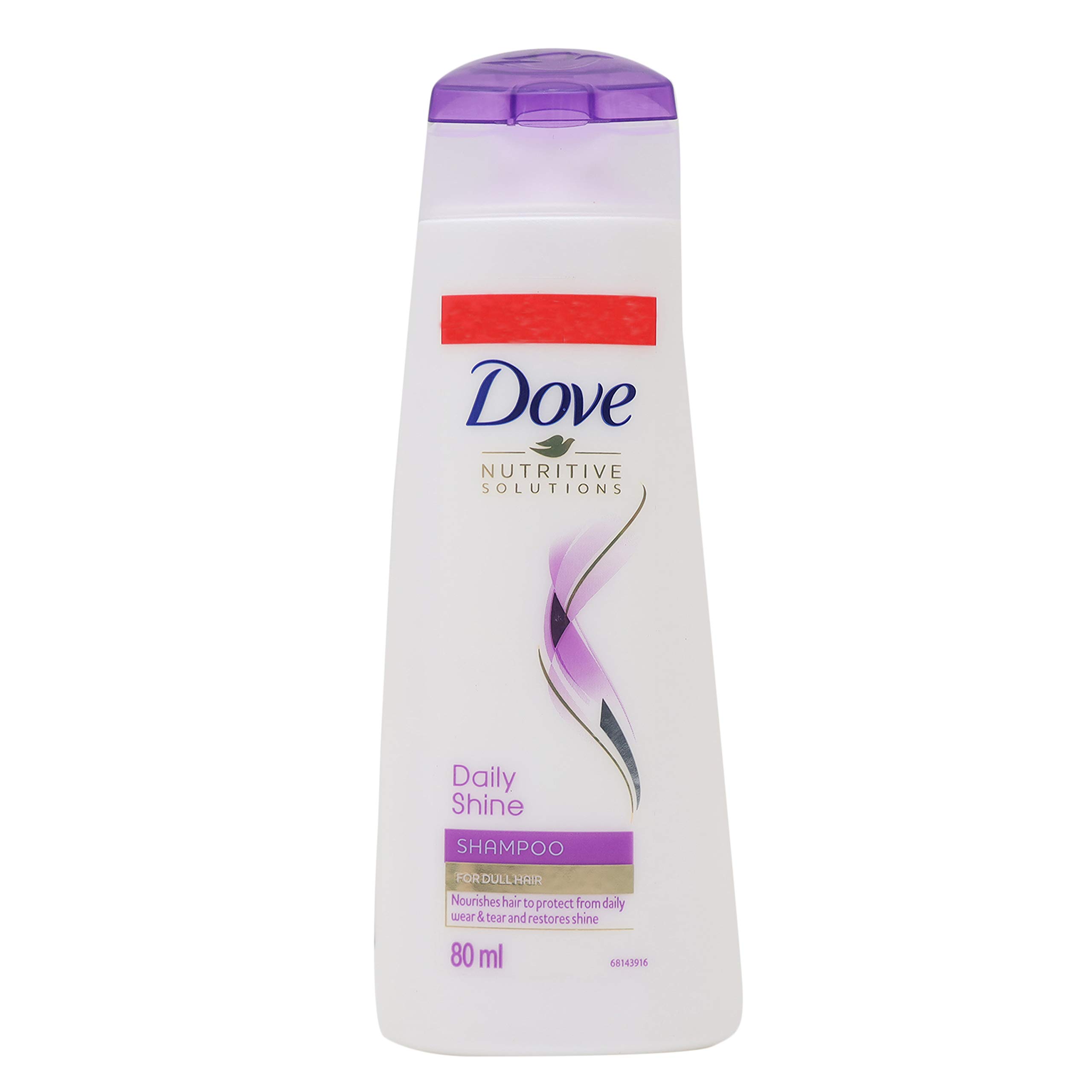 Dove Daily Therapy Shampoo bottle for soft shiny hair