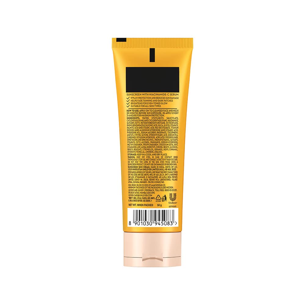 POND'S Serum boost sunscreen prevent and fade dark patches with the power of SPF 35 and NIACINAMIDE-C Serum 50g – view 2