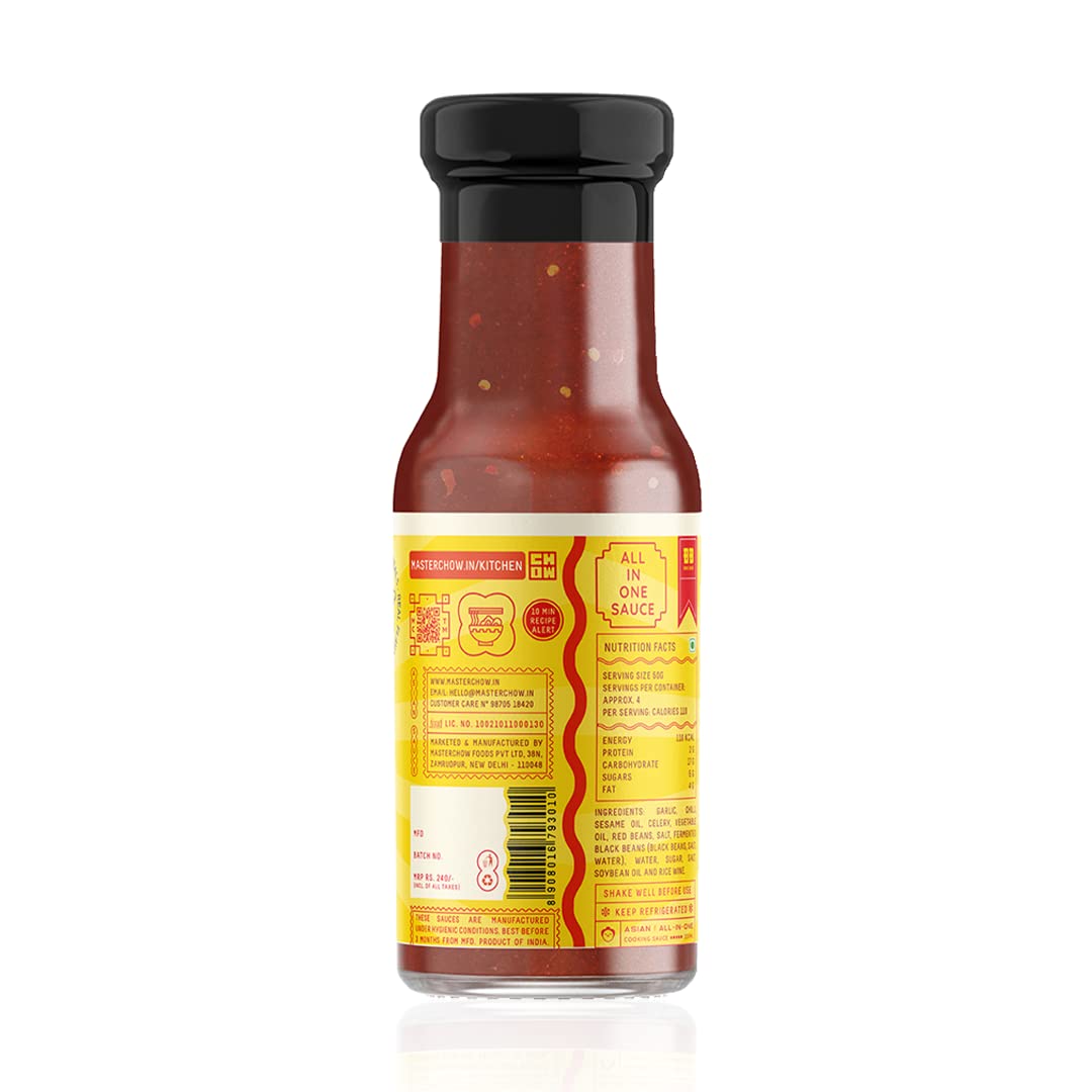 MasterChow Chilli Garlic Stir Fry Cooking Sauce (220 gm) – view 2