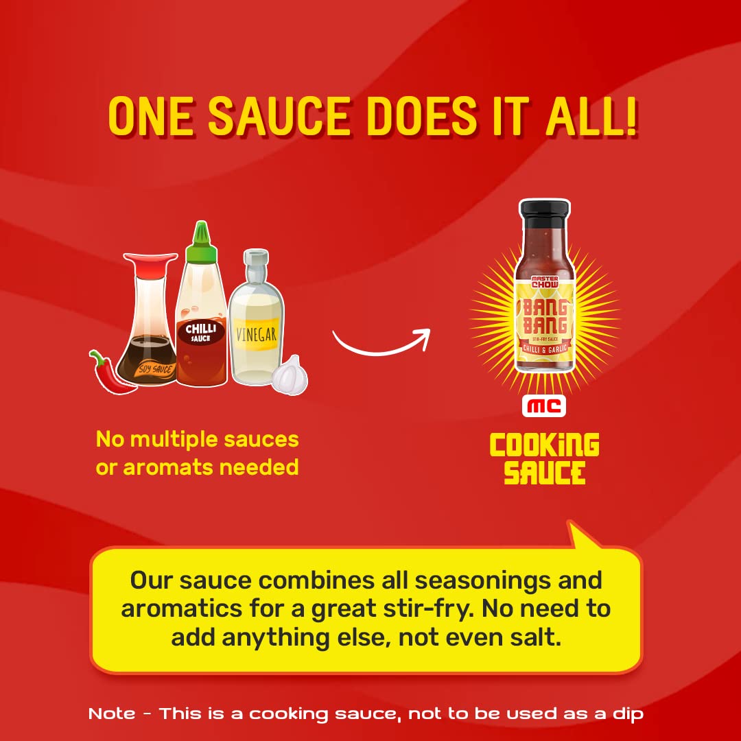MasterChow Chilli Garlic Stir Fry Cooking Sauce (220 gm) – view 8