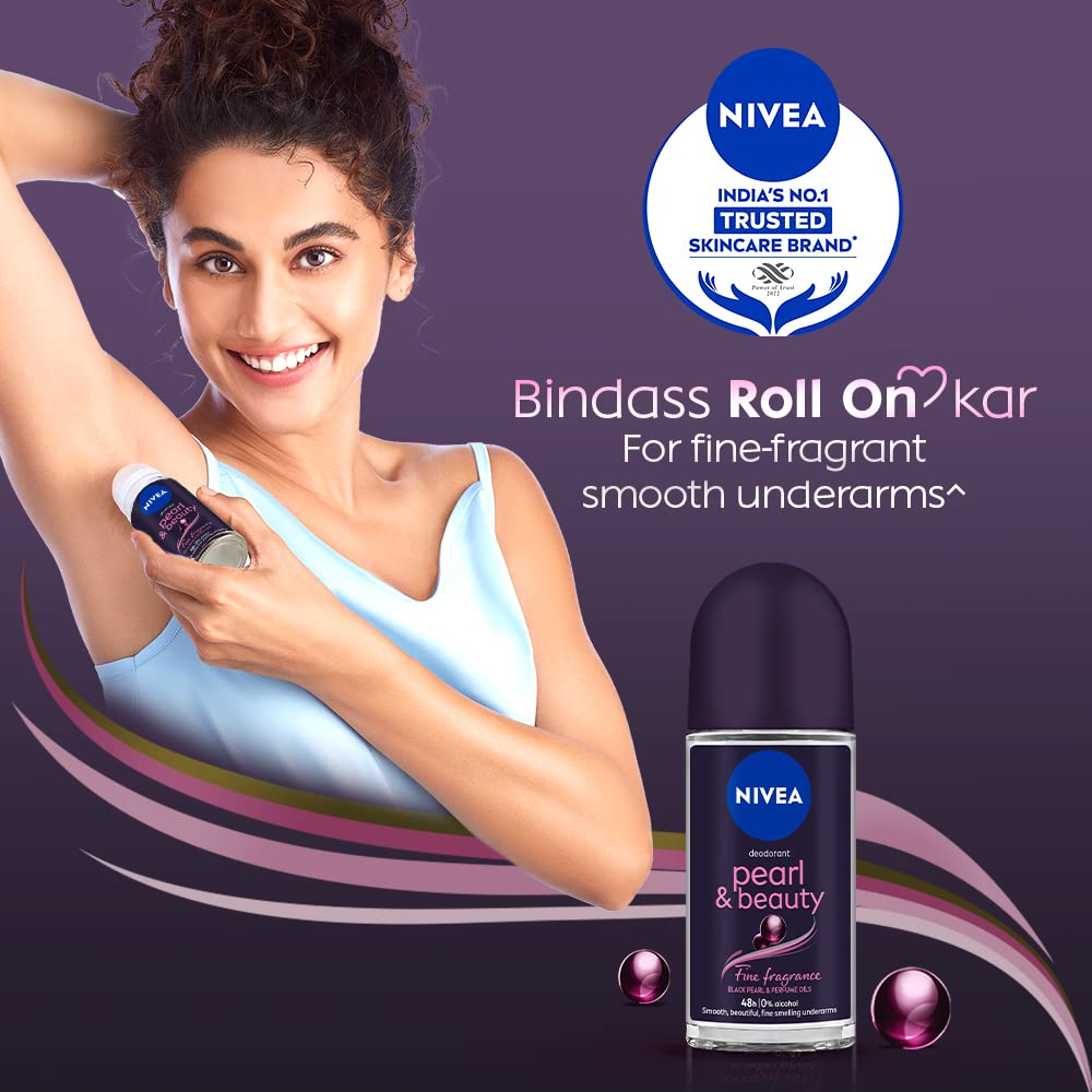 NIVEA Women Deodorant Roll On Pearl & Beauty Fine Fragrance 50 ml – view 2