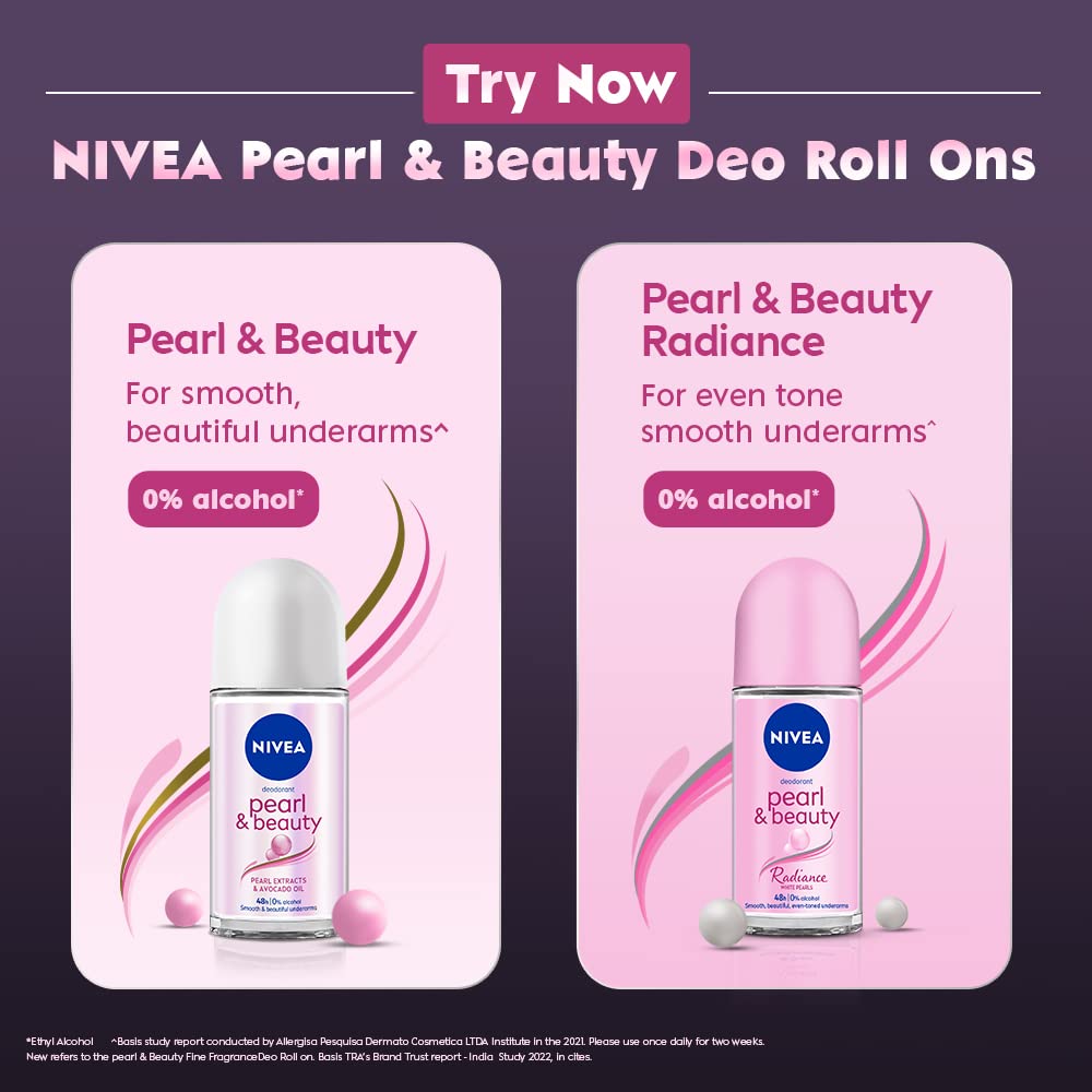NIVEA Women Deodorant Roll On Pearl & Beauty Fine Fragrance 50 ml – view 6