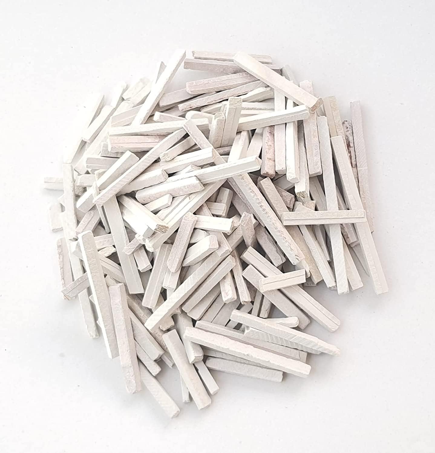 Pack of natural white thick round slate chalk pencils