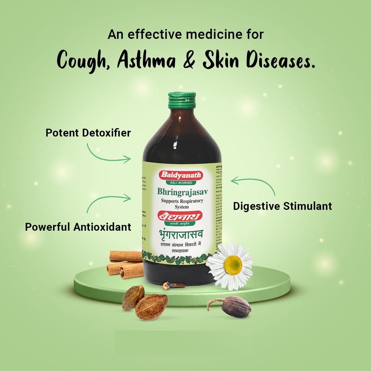 Baidyanath Bhringrajasava 450 ml Syrup – view 3