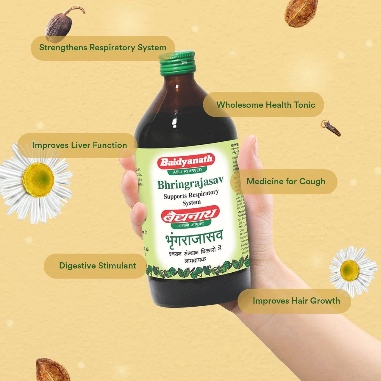 Baidyanath Bhringrajasava 450 ml Syrup – view 4