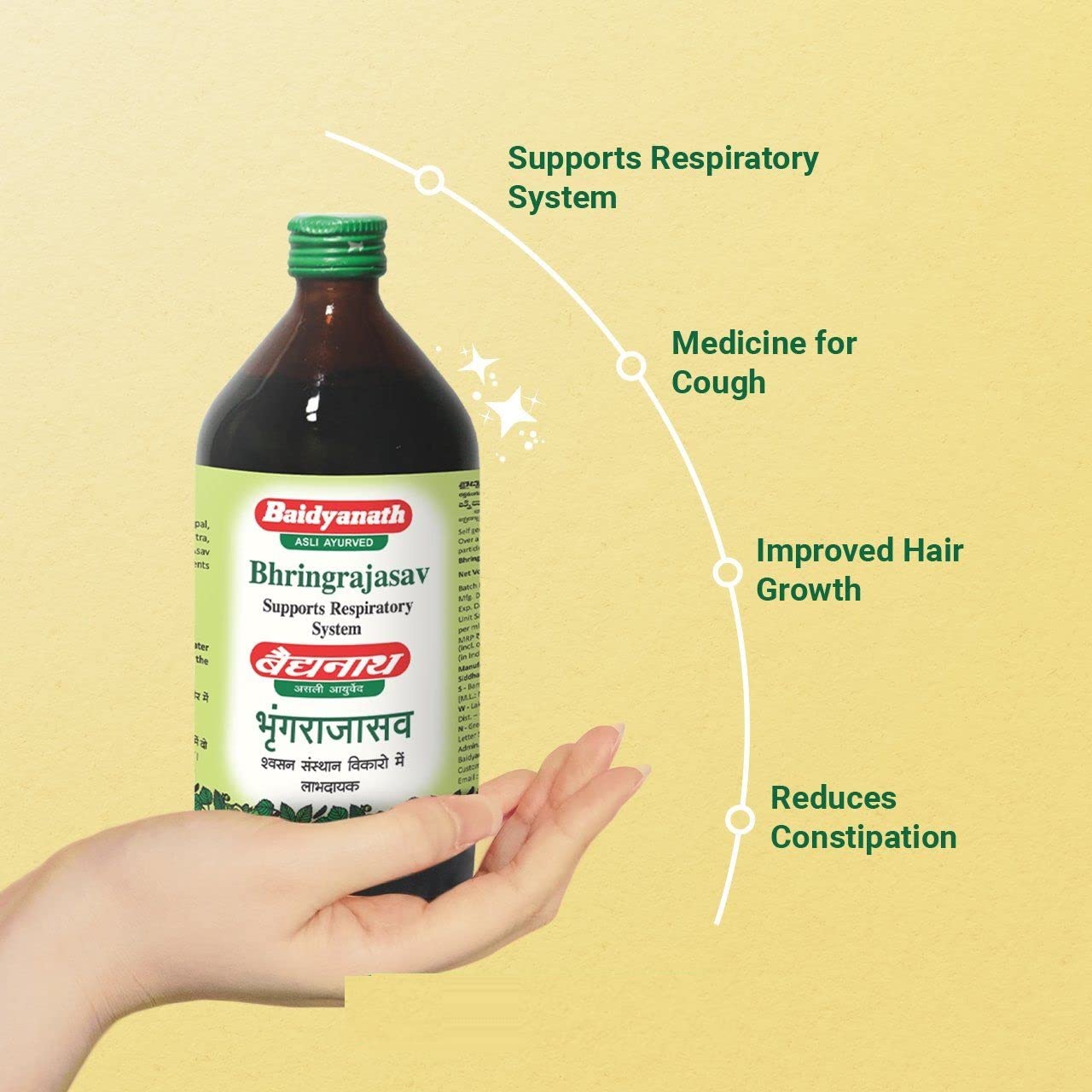 Baidyanath Bhringrajasava 450 ml Syrup – view 5