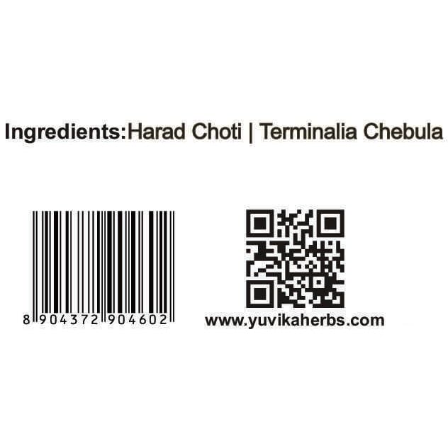 YUVIKA Harad Choti - Kali Harad - Black Himej - Terminalia Chebula - Myrobalan 100 Grams – view 4