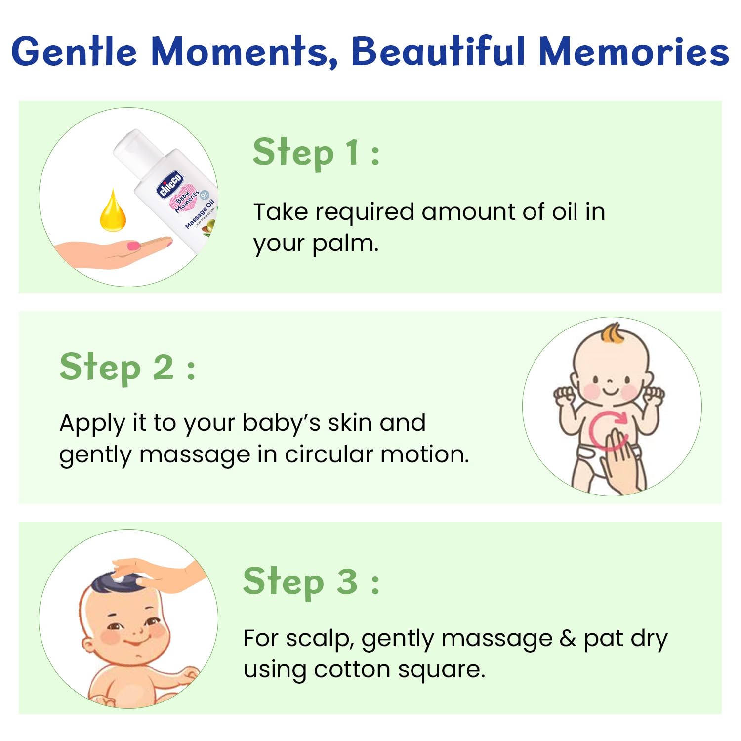 Chicco Baby Moments Massage Oil, New Advanced Non-sticky & Moisturizing Formula with Natural Ingredients to Prevent Dryness, Suitable for Baby – view 5