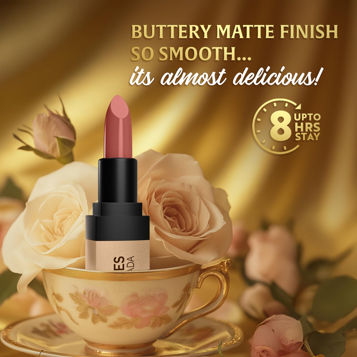 FACES CANADA Comfy Matte Velvet Touch Lipstick - Tea Rose 16, 4.2g – view 3