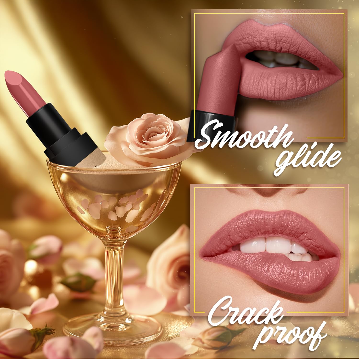 FACES CANADA Comfy Matte Velvet Touch Lipstick - Tea Rose 16, 4.2g – view 6