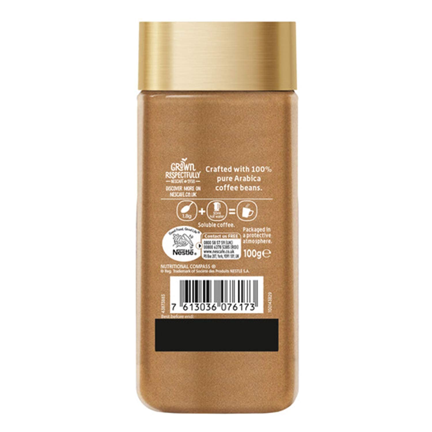 Nescafe Gold Blend Espresso Rich Crema Soluble Coffee, 3.53 oz – view 3