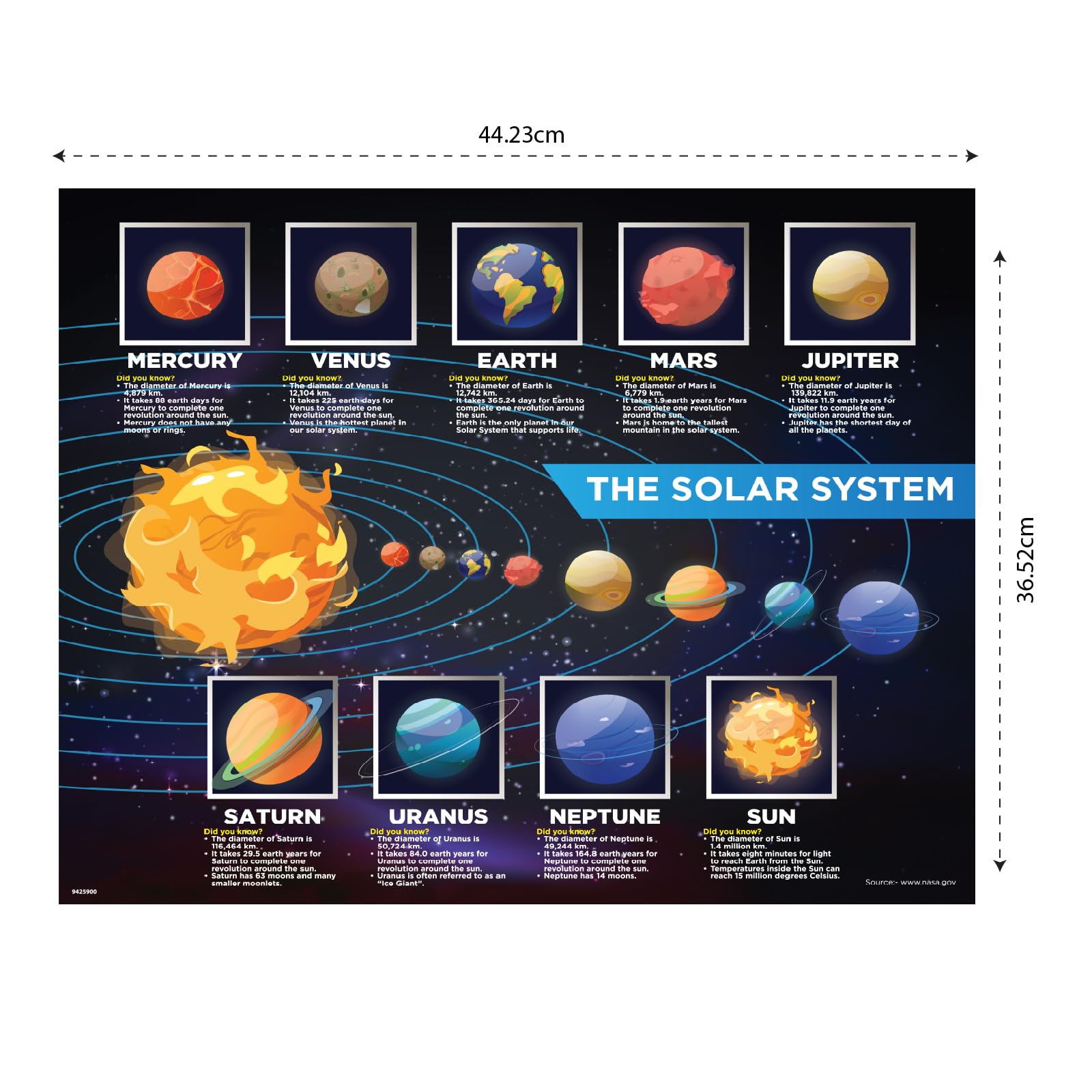 Funskool - Play & Learn Play & Learn-Solar System,Educational,104 Pieces,Puzzle,for 6 Year Old Kids and Above,Toy – view 2