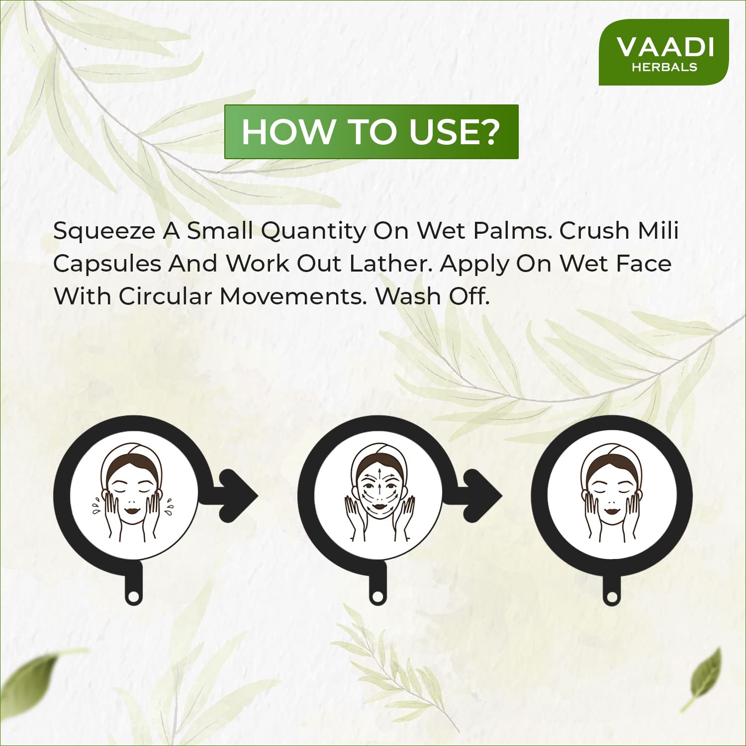 Vaadi Herbals Value Pack of Skin Whitening Saffron Face Wash with Sandal Extract, 4 x 60ml – view 4