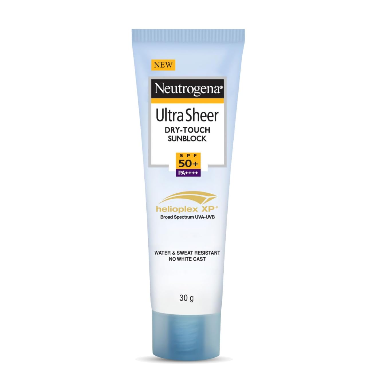 Neutrogena Ultra Sheer dry-touch sunscreen SPF 50+ tube for face