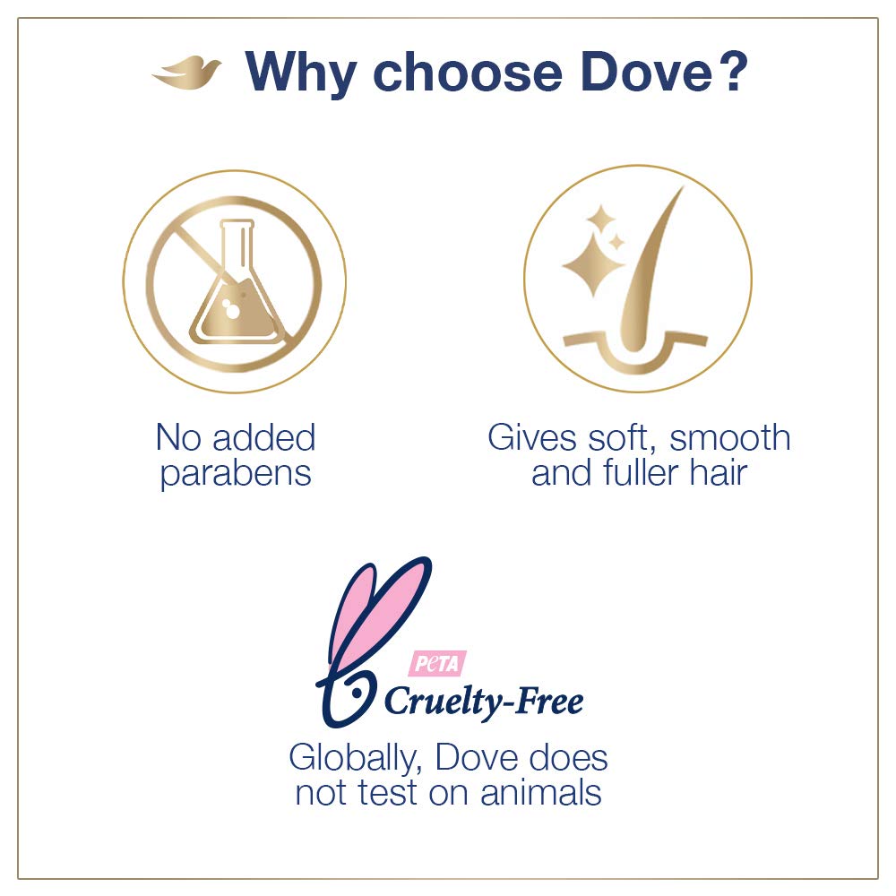 Dove Oxygen Moisture Shampoo For Flat Thin Hair, Gives Smooth Hair With 95% More Visible Volume And Fullness, 650 ml – view 4