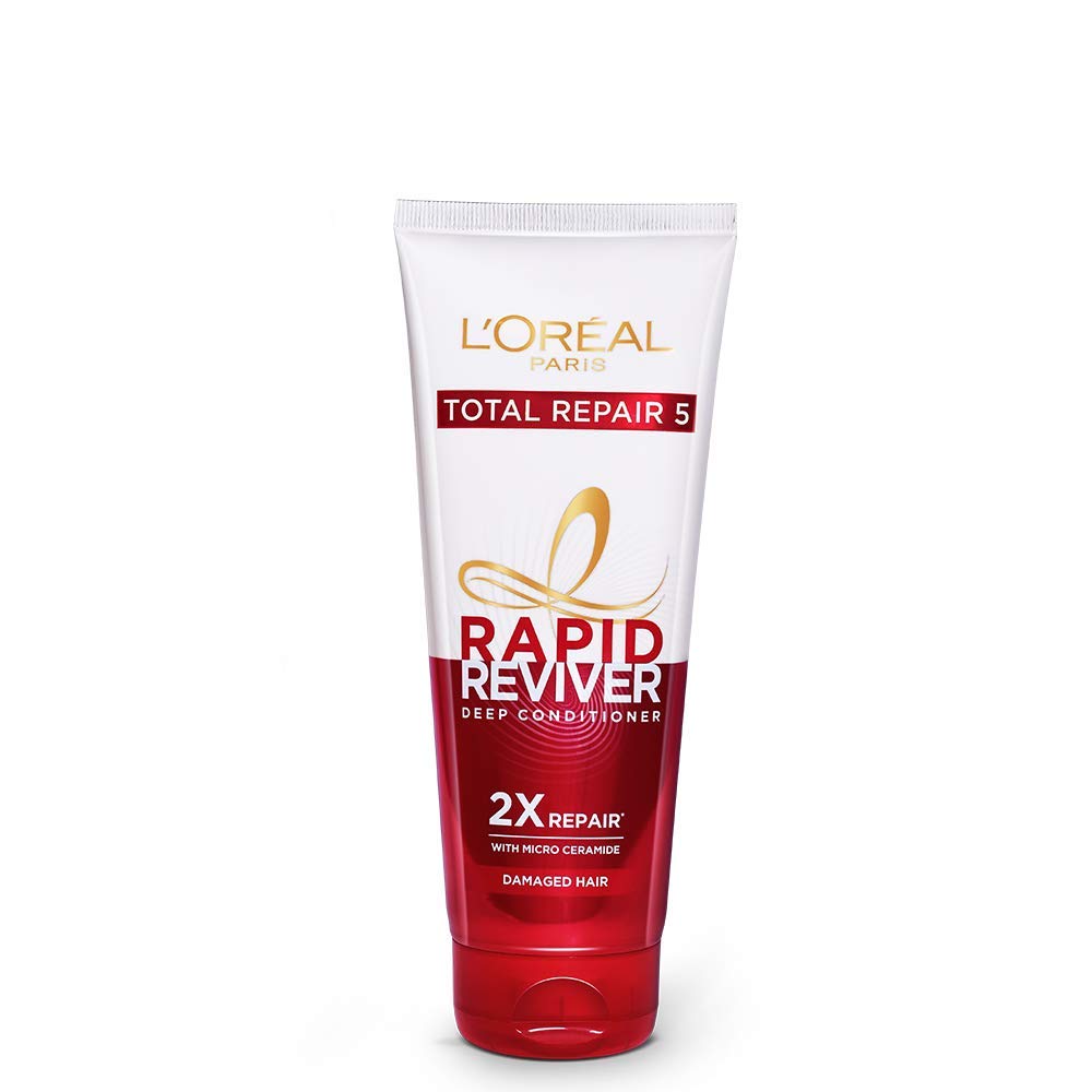 Fresh deep conditioner tube with micro-ceramides for damaged hair