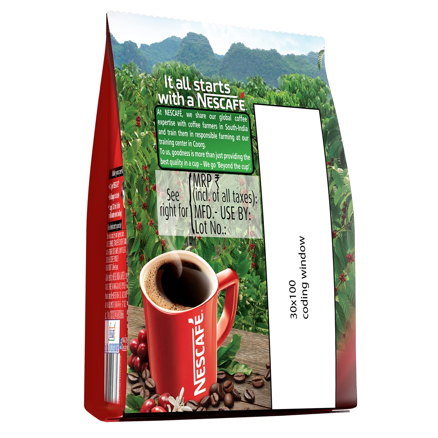 Nescafe Classic Instant Coffee Powder, 200 g Pouch – view 2