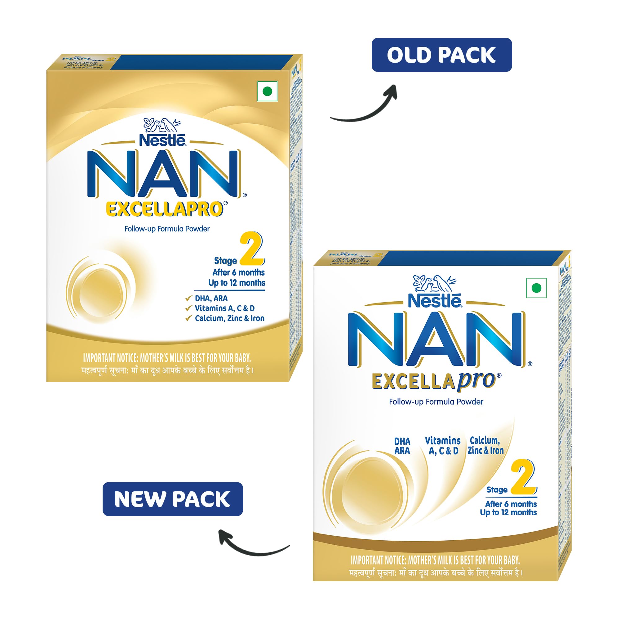 EXCELLAPRO Nestlé Nan Excellapro 2 Follow-Up Formula Powder - After 6 Months, Up To 12 Months, Stage 2, 400G Bag-In-Box Pack, Infant – view 5