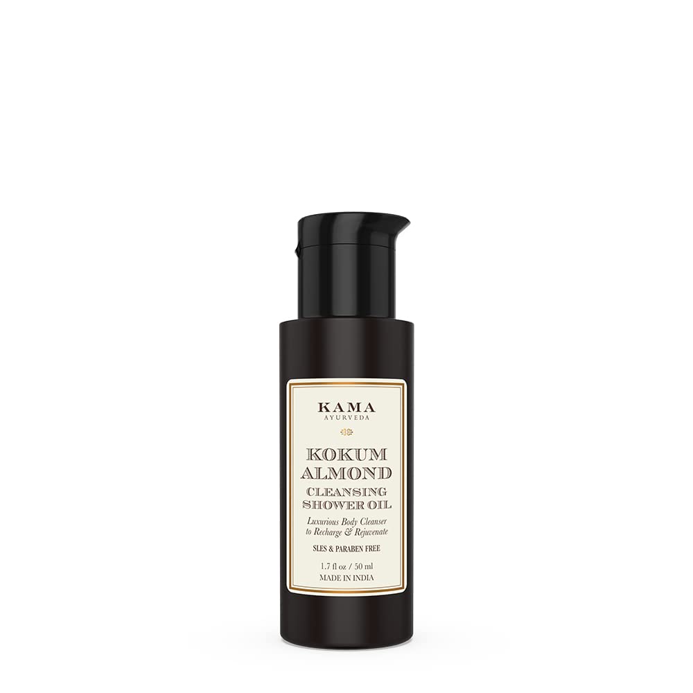Kama Ayurveda Kokum Almond Cleansing Shower Oil - 50ML – view 2