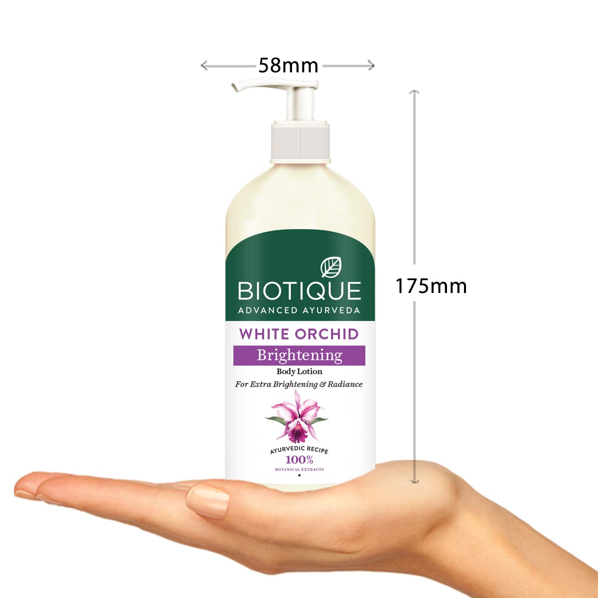 Biotique White Orchid Brightening Body Lotion For Extra Brightening & Radiance 300ml – view 4