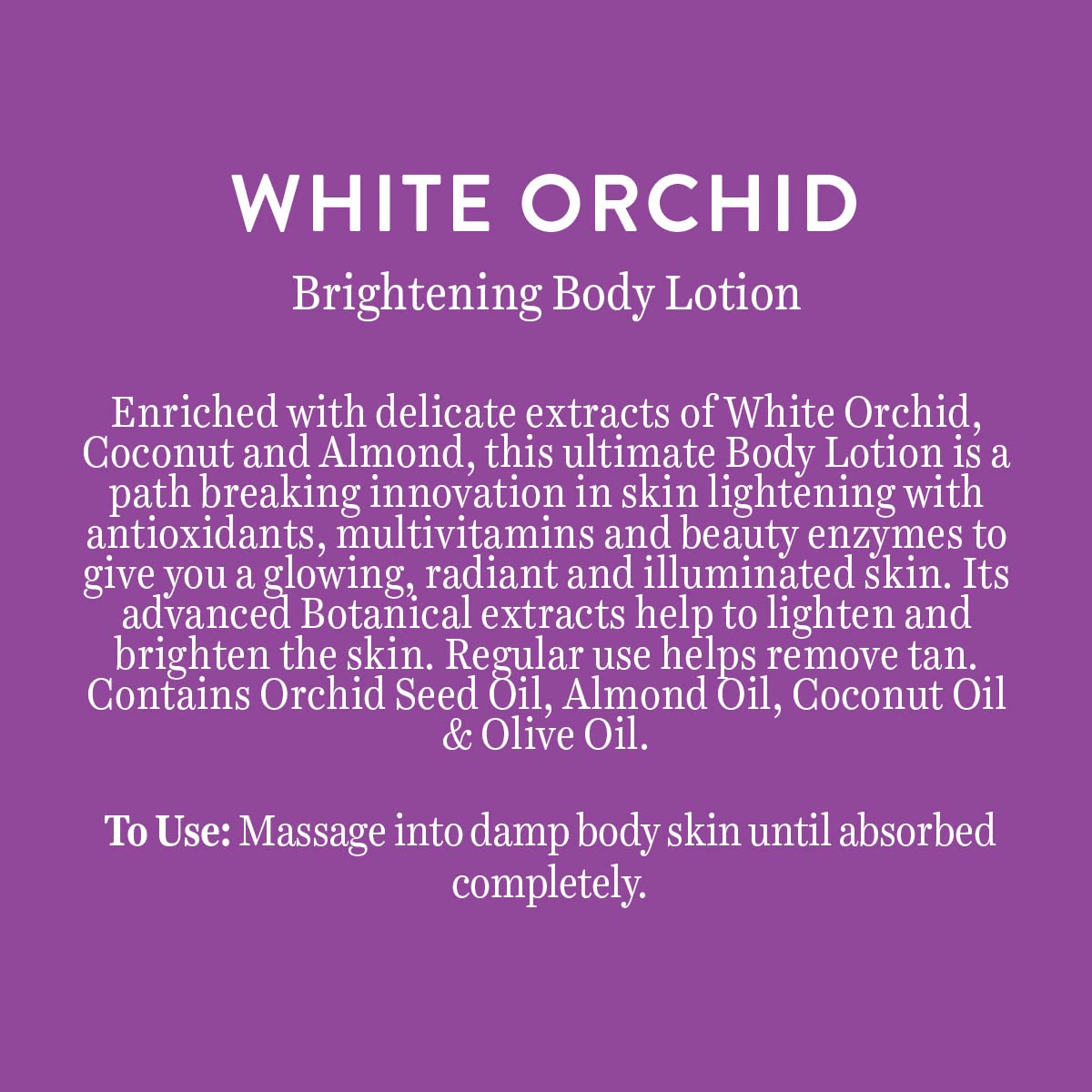 Biotique White Orchid Brightening Body Lotion For Extra Brightening & Radiance 300ml – view 5