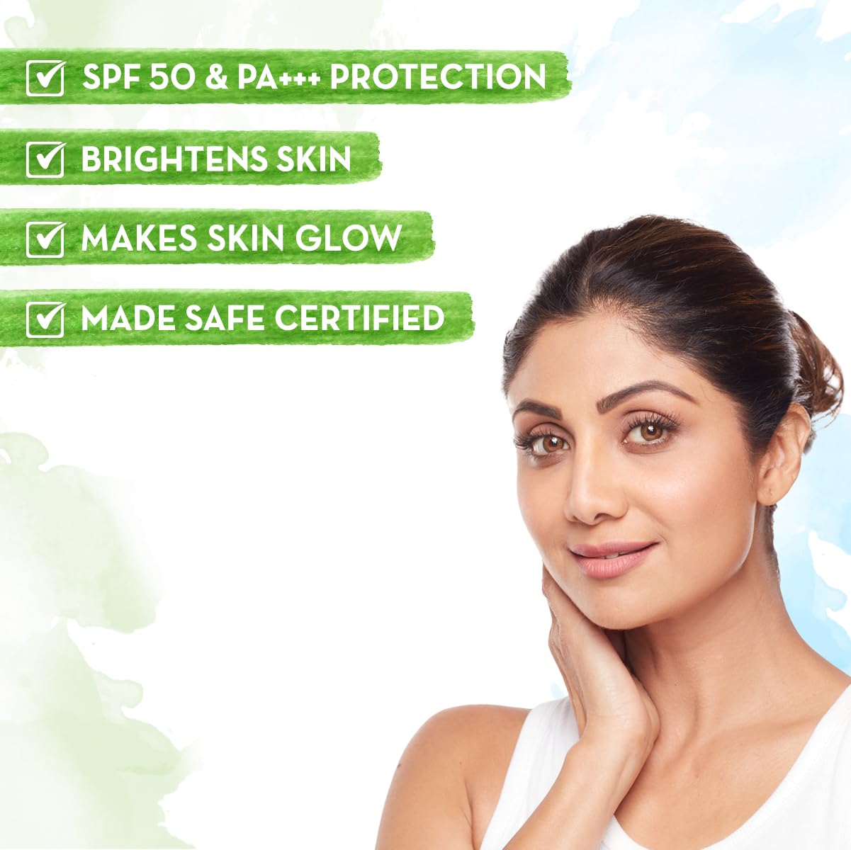Mamaearth Vitamin C Daily Glow Sunscreen with Vitamin C & Turmeric, SPF 50, 50 g x 2 – view 3