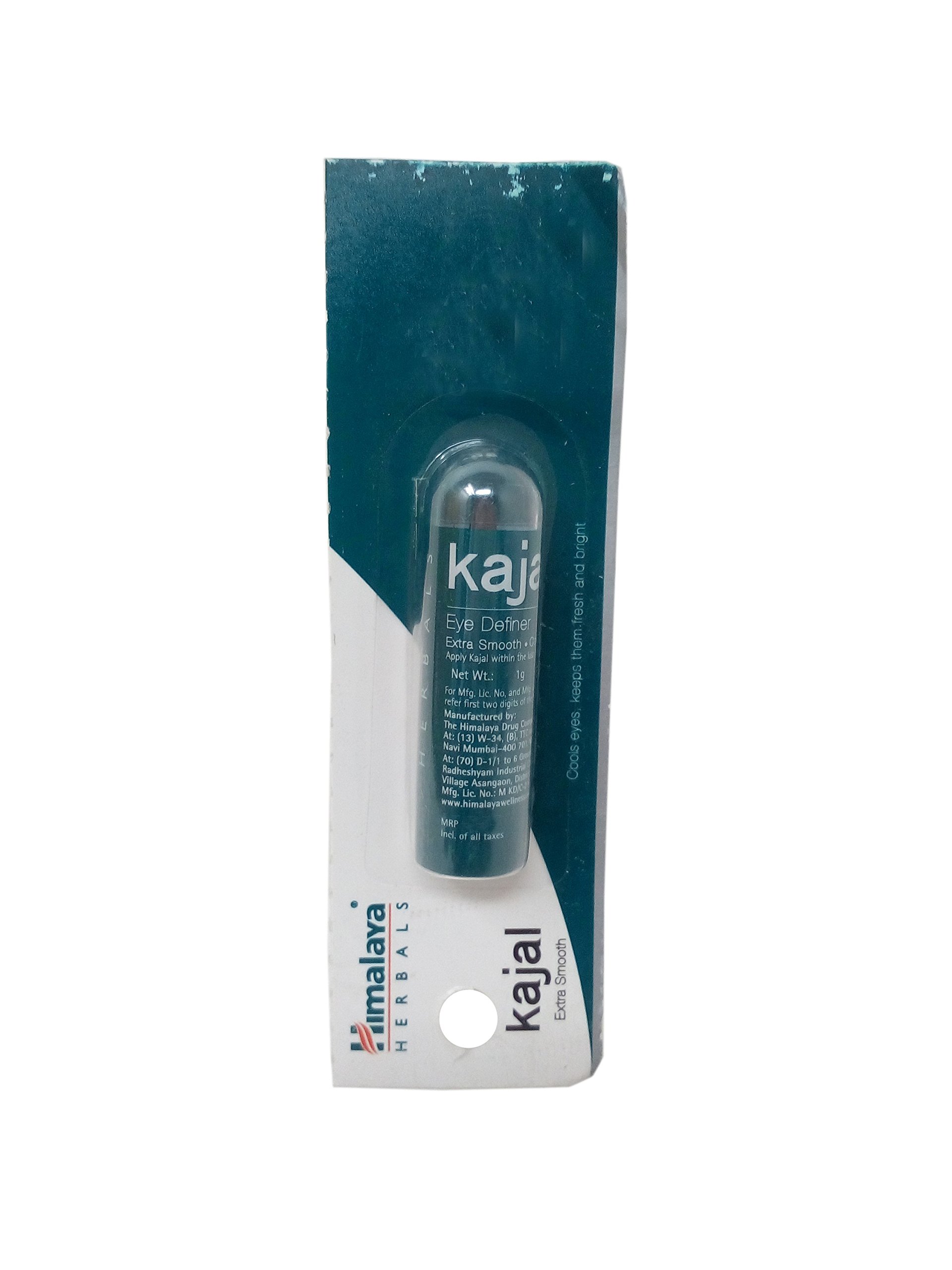 Mini Himalaya eye kajal pencil in black matte stick form