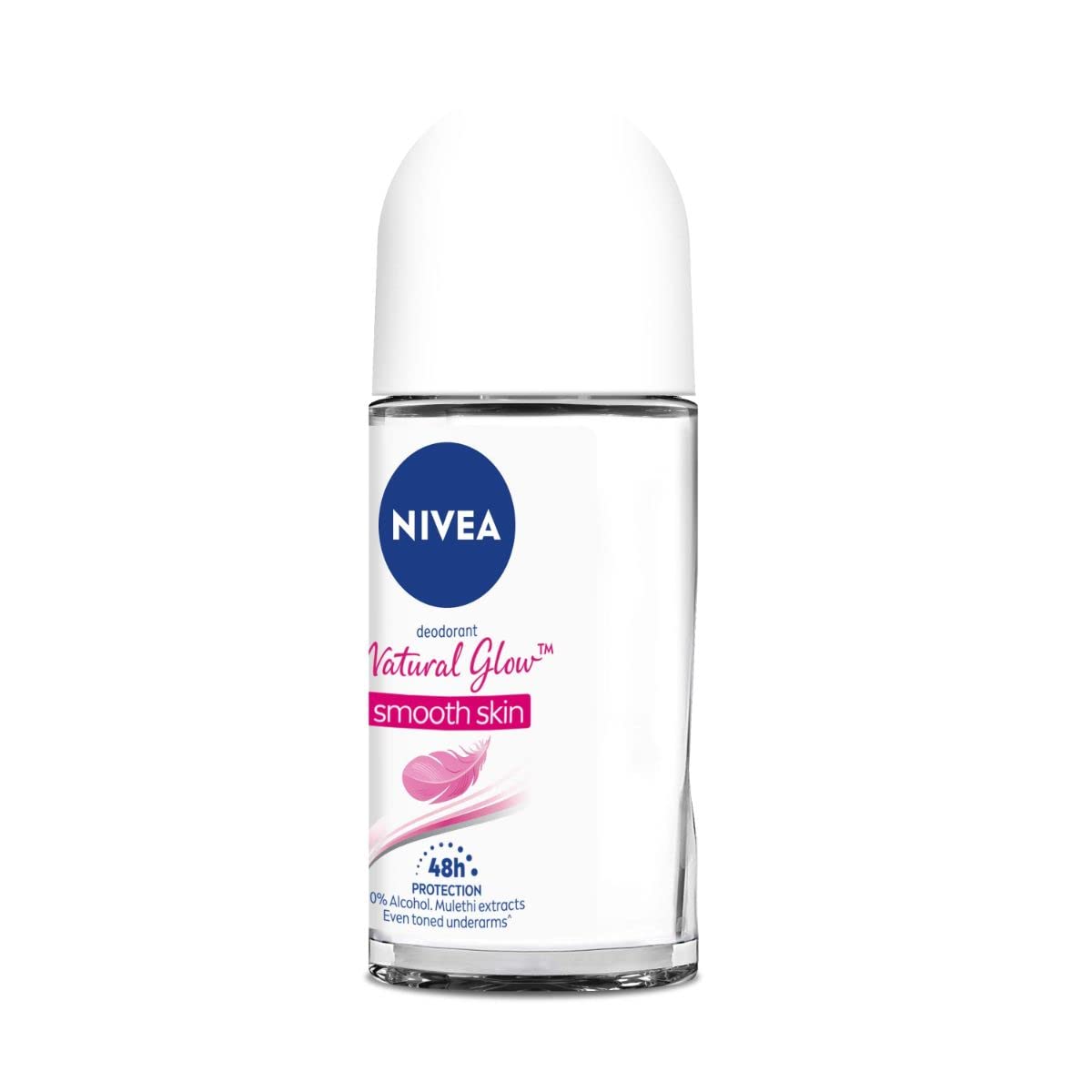 NIVEA Natural Glow Smooth Skin Deodorant Roll On for Women, 50ml (originally Whitening Smooth Skin) – view 2