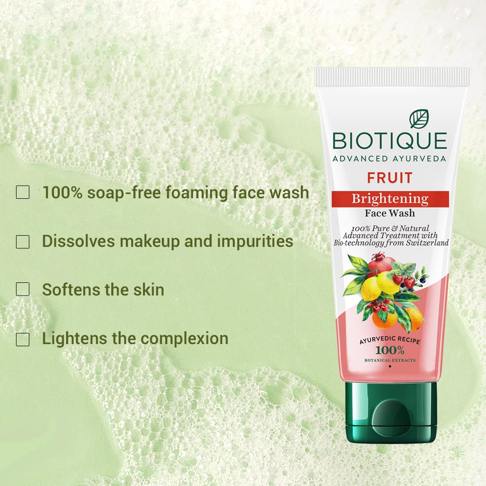 Biotique Bio White Whiting and Brightining Face Wash, 50ml – view 3